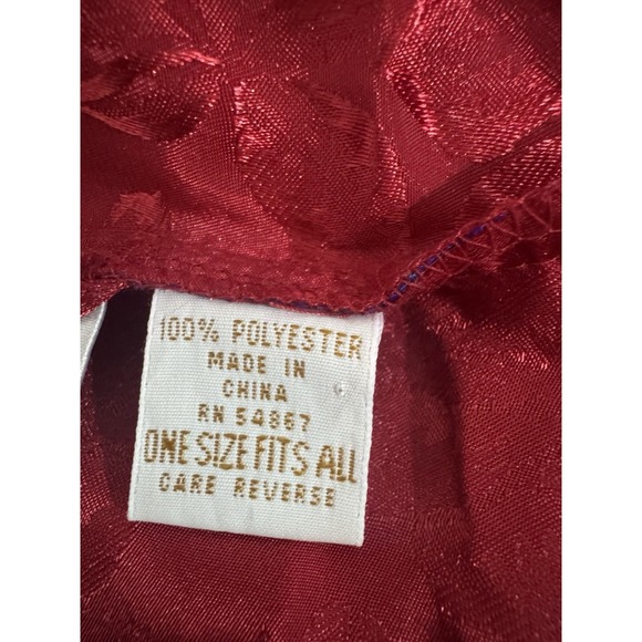 Victoria's Secret Vintage Red Floral Robe Gold Label - Picture 6 of 7